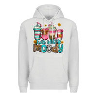 Dove Grey just a little moody coffee cups Premium Hoodie - Jasminsmagicworld