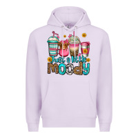 Lilac just a little moody coffee cups Premium Hoodie - Jasminsmagicworld