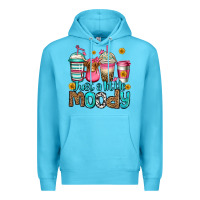 Ocean Blue just a little moody coffee cups Premium Hoodie - Jasminsmagicworld