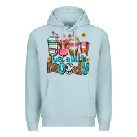 Blue Mist just a little moody coffee cups Premium Hoodie - Jasminsmagicworld