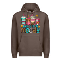Coffee just a little moody coffee cups Premium Hoodie - Jasminsmagicworld