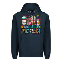 Navy just a little moody coffee cups Premium Hoodie - Jasminsmagicworld