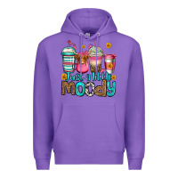 Purple just a little moody coffee cups Premium Hoodie - Jasminsmagicworld