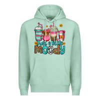 Seafoam just a little moody coffee cups Premium Hoodie - Jasminsmagicworld