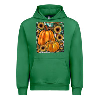 Emerald sunflowers, pumpkin, cowhide, serape Urban Hoodie - JahusDesignShop