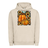 Pigment French Oak sunflowers, pumpkin, cowhide, serape Urban Hoodie - JahusDesignShop
