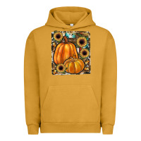 Pigment Peanut Butter sunflowers, pumpkin, cowhide, serape Urban Hoodie - JahusDesignShop