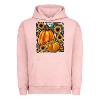 Pigment Salmon sunflowers, pumpkin, cowhide, serape Urban Hoodie - JahusDesignShop