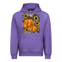 Tulip sunflowers, pumpkin, cowhide, serape Urban Hoodie - JahusDesignShop