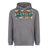 Storm Blessed With Daisy And Leopard Heavyweight Hoodie - RanaPortraitStore