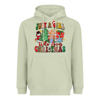Matcha just a girl who loves christmas Heavyweight Hoodie - Zillion Design Studio