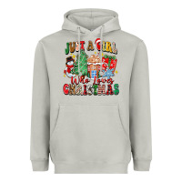 Moon Dust just a girl who loves christmas Heavyweight Hoodie - Zillion Design Studio