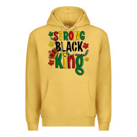 Antique Gold strong black king Premium Hoodie - Artiststas
