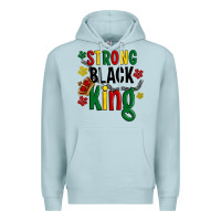 Blue Mist strong black king Premium Hoodie - Artiststas