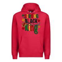 Cardinal strong black king Premium Hoodie - Artiststas