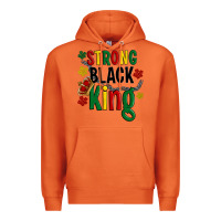Strong Black King Premium Hoodie | Teevron