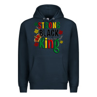 Navy strong black king Premium Hoodie - Artiststas