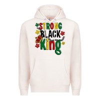 Pale Pink strong black king Premium Hoodie - Artiststas