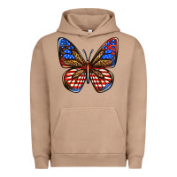 Pigment Burro 4th of july butterfly Urban Hoodie - BundleAndBundleShop
