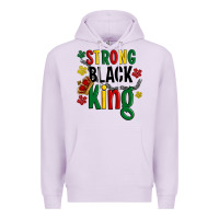 Lilac strong black king Premium Hoodie - Artiststas