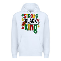 White strong black king Premium Hoodie - Artiststas