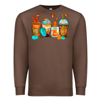 Chestnut thankful coffee cups Premium Sweatshirt - Zillion Design Studio