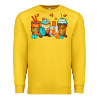 Lemon thankful coffee cups Premium Sweatshirt - Zillion Design Studio