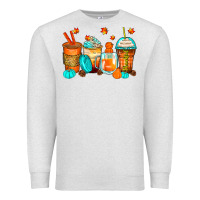 Oatmeal Heather thankful coffee cups Premium Sweatshirt - Zillion Design Studio