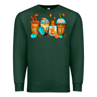 Sports Green thankful coffee cups Premium Sweatshirt - Zillion Design Studio