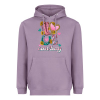 Lavender love western cowboy Heavyweight Hoodie - texasbilliewilder