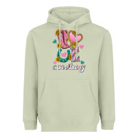 Matcha love western cowboy Heavyweight Hoodie - texasbilliewilder