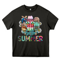 Asphalt Hello Summer Heavy Core Tee - CowhideDigitalArt