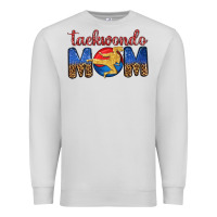 Dove Grey taekwondo mom Premium Sweatshirt - texasbilliewilder