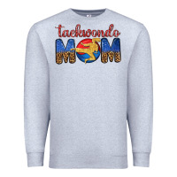 Heather Grey taekwondo mom Premium Sweatshirt - texasbilliewilder