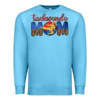 Ocean Blue taekwondo mom Premium Sweatshirt - texasbilliewilder