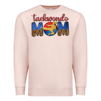 Pale Pink taekwondo mom Premium Sweatshirt - texasbilliewilder