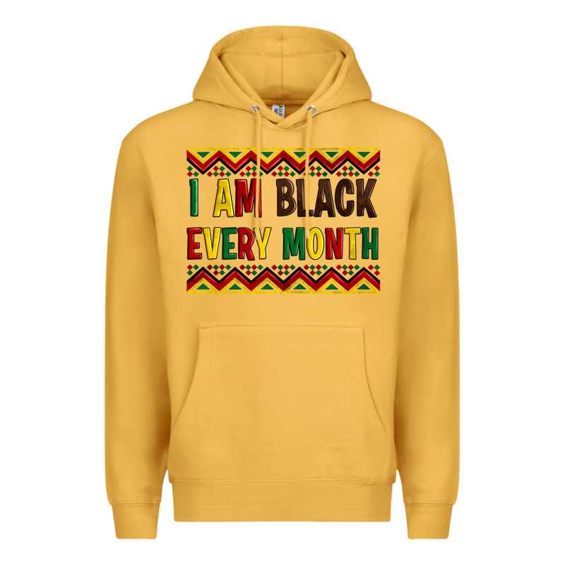 I Am Black Every Month Premium Hoodie by Artiststas | Teevron