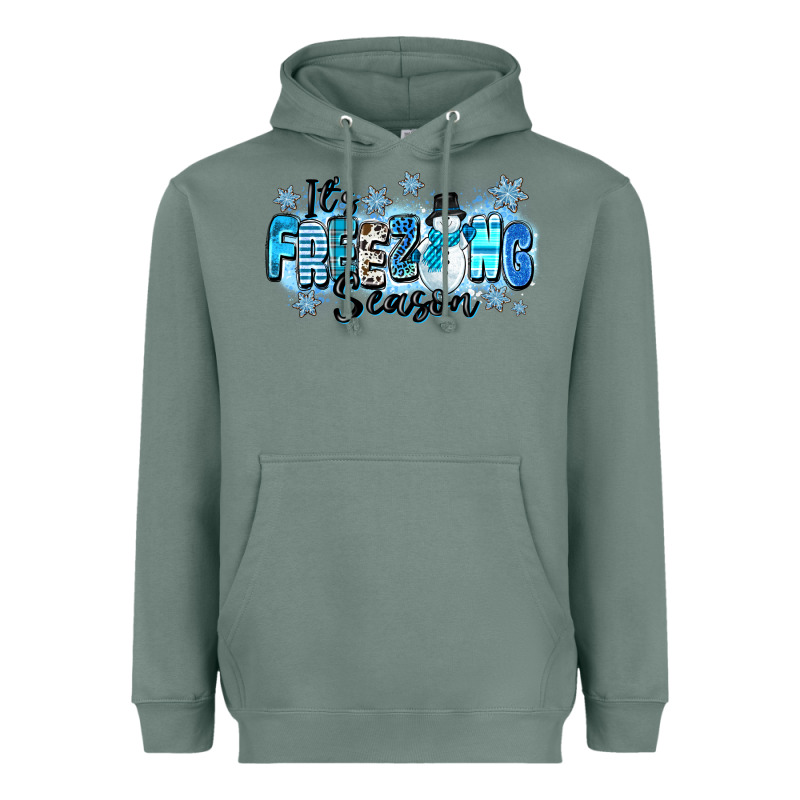It's Freezing Season Heavyweight Hoodie by Zillion Design Studio | Teevron