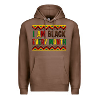 Chestnut i am black every month Premium Hoodie - Artiststas