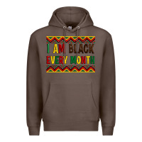 Coffee i am black every month Premium Hoodie - Artiststas