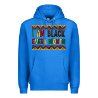 True Royal i am black every month Premium Hoodie - Artiststas