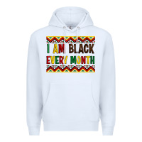 White i am black every month Premium Hoodie - Artiststas