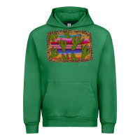 Emerald cinco de mayo leopard frame Urban Hoodie - Artiststas