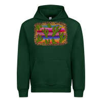 Forest Green cinco de mayo leopard frame Urban Hoodie - Artiststas