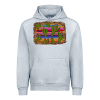 Heather Grey cinco de mayo leopard frame Urban Hoodie - Artiststas