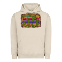 Pigment French Oak cinco de mayo leopard frame Urban Hoodie - Artiststas