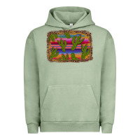 Pigment Oil Green cinco de mayo leopard frame Urban Hoodie - Artiststas