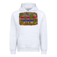 White cinco de mayo leopard frame Urban Hoodie - Artiststas