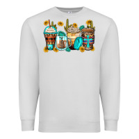 Dove Grey blessed coffee cups Premium Sweatshirt - Zillion Design Studio