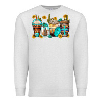 Oatmeal Heather blessed coffee cups Premium Sweatshirt - Zillion Design Studio